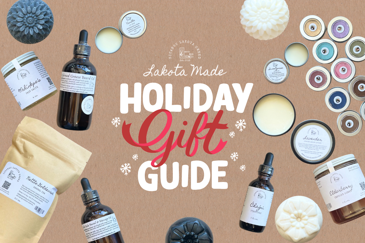 Lakota Made 2024 Holiday Gift Guide Infographic