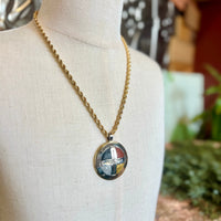 Twisted Gold Chain Necklace