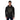 White man wearing a black hoodie that says respectfully go smudge yourself