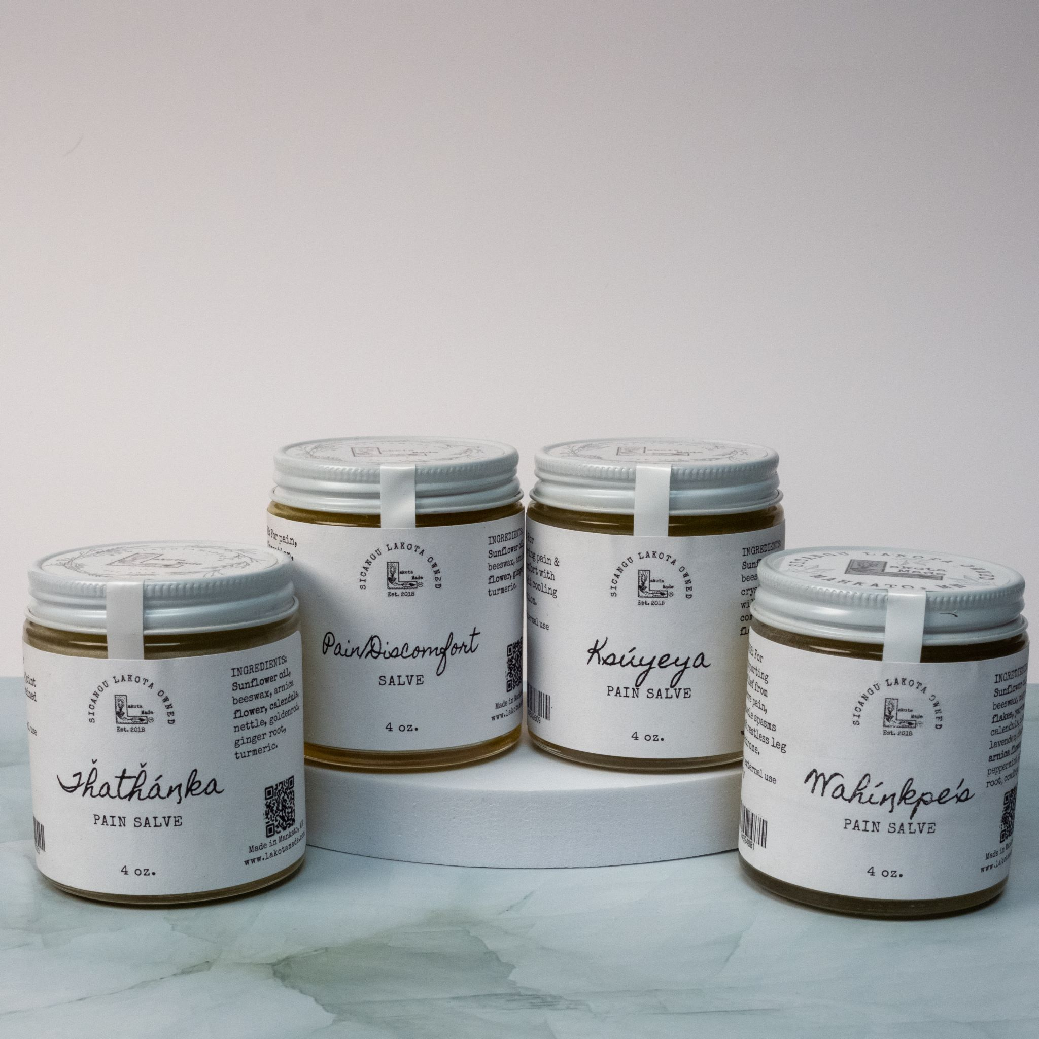 Lakota Pain Relief Salves