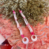 Necklace and Earrings Set - Pink