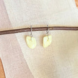 Silver Elk Tooth Earrings (Small)