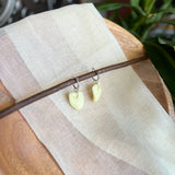 Silver Elk Tooth Earrings (Small)