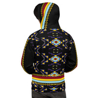 Lakota Geometric Unisex Hoodie (Black)