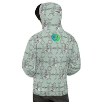 Geometric Nettle Unisex Hoodie