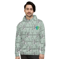 Geometric Nettle Unisex Hoodie