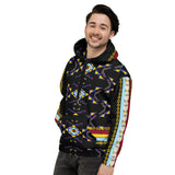 Lakota Geometric Unisex Hoodie (Black)