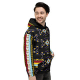 Lakota Geometric Unisex Hoodie (Black)