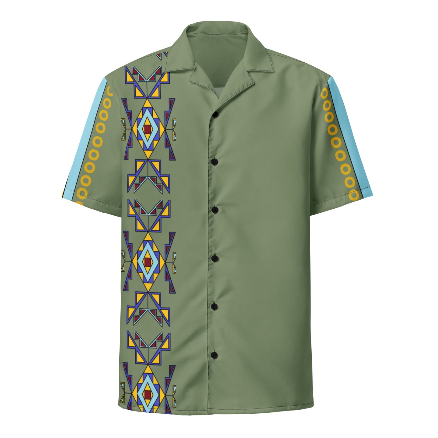 Green Unisex button shirt