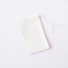 Cotton Muslin Drawstring Bag